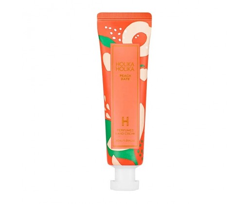Vyživující a hydratační krém na ruce Peach Date (Perfumed Hand Cream) 30 ml Holika Holika