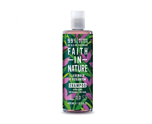 Vyživující přírodní šampon pro normální a suché vlasy Levandule (Nourishing Shampoo) 100 ml Faith in Nature
