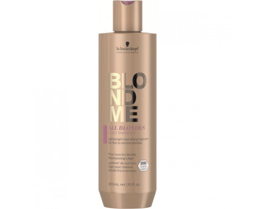 Vyživující šampon pro jemné a normální blond vlasy Blondme All Blondes (Light Shampoo) 300 ml Schwarzkopf Professional