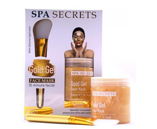 Xpel Spa Secrets Gold gel maska + Applicator dárková sada 1 ks XPel