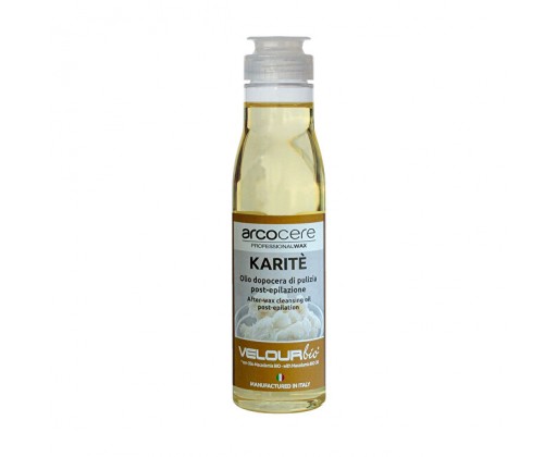 Zklidňující čisticí olej po epilaci Karité Bio (After-Wax Cleansing Oil) 150 ml Arcocere