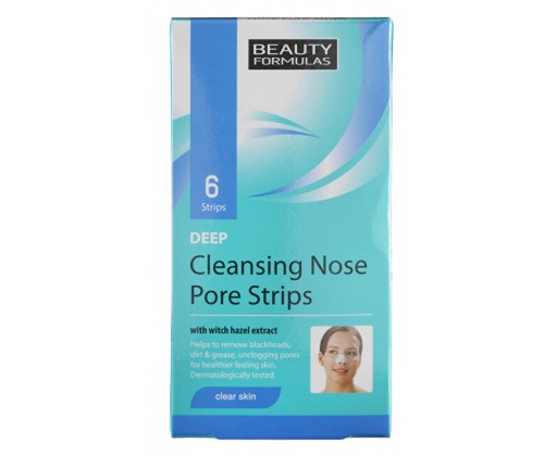 Beauty Formulas Čisticí pásky na nos (Deep Cleansing Nose Strips) Beauty Formulas