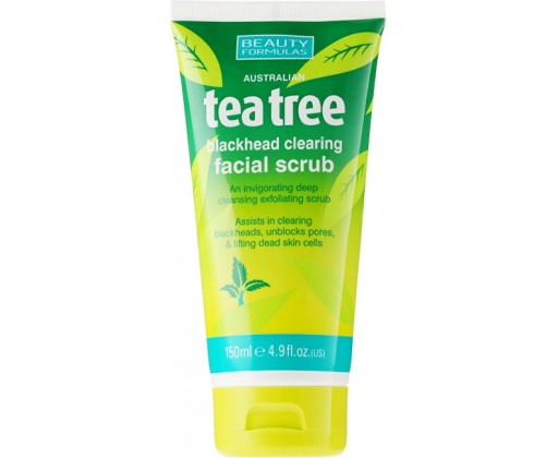 Beauty Formulas Pleťový peeling Tea Tree (Blackhead Clearing Facial Scrub)  150 ml Beauty Formulas