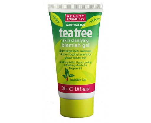 Beauty Formulas Pleťový protizánětlivý gel Tea Tree (Skin Clarifying Blemish Gel)  30 ml Beauty Formulas