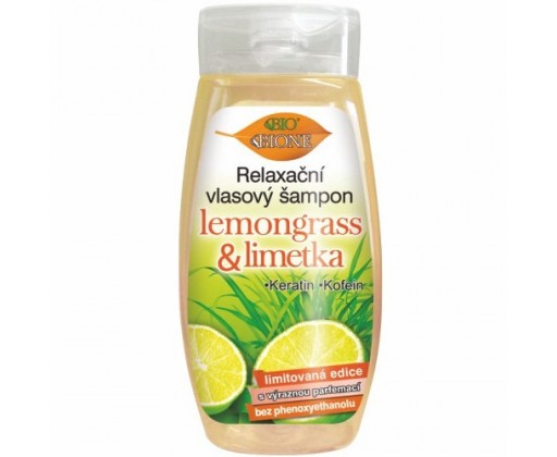 Bione Cosmetics Relaxační vlasový šampon Lemongrass & Limetka  260 ml Bione Cosmetics