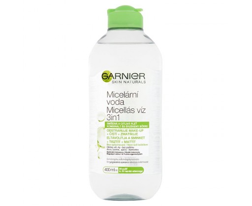 Garnier Skin Naturals micelární voda 3 v 1 pro smíšenou a citlivou pleť 400 ml Garnier
