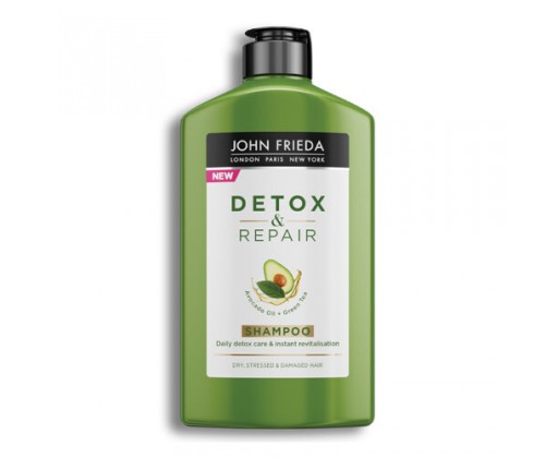 John Frieda Detoxikační šampon pro poškozené vlasy Detox & Repair  250 ml John Frieda