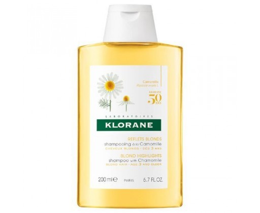 Klorane Šampon pro blond vlasy Heřmánek (Blond Highlights Shampoo Wiht Chamomile) 200 ml Klorane