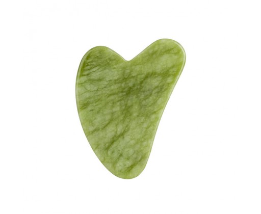Masážní destička Guasha zelený xiuyan jadeit (Xiuyan Jade Guasha) Palsar 7