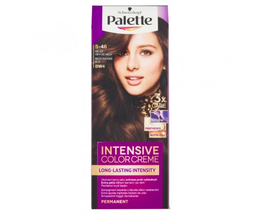 Palette Intensive Color Creme barva na vlasy odstín hřejivě třpytivě hnědý 5-46 Palette