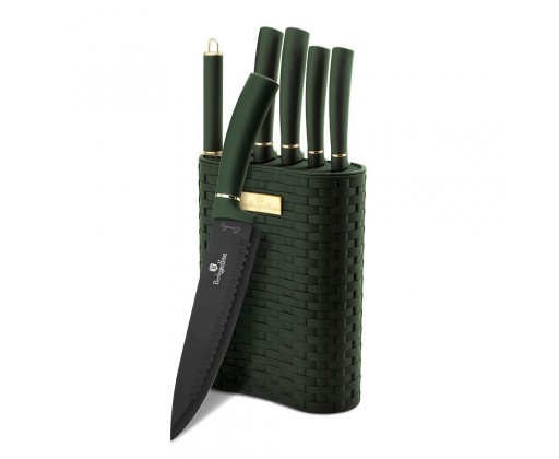 Sada nožů ve stojanu 7 ks Emerald Collection BERLINGERHAUS