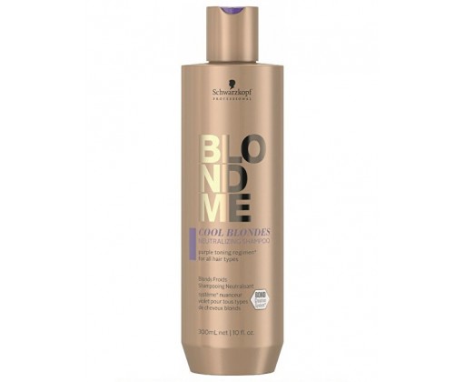 Šampon neutralizující žluté tóny Blondme Cool Blondes (Neutralizing Shampoo) 300 ml Schwarzkopf Professional
