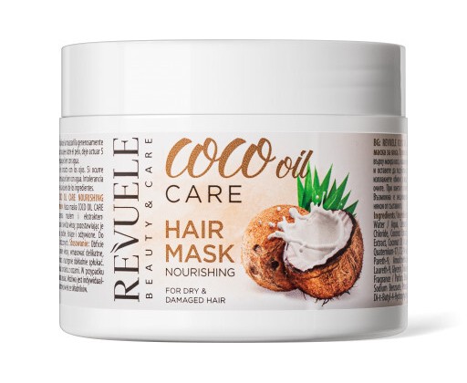 Vyživující maska pro suché a poškozené vlasy Coco Oil Care (Hair Mask) 300 ml Revuele