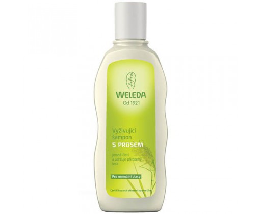 Weleda vyživující šampon s prosem pro normální vlasy 190 ml Weleda