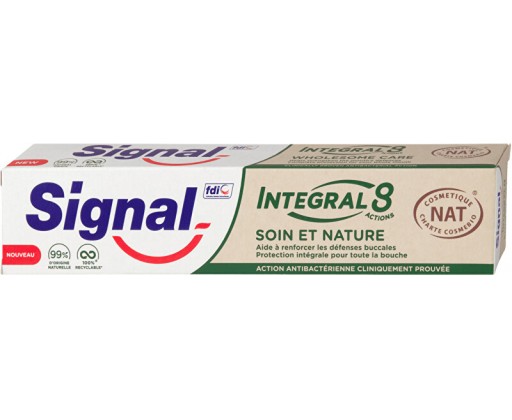 Zubní pasta Integral 8 Ecocert 75 ml Signal