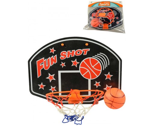 Basketbalový set deska 35x23cm s košíkem a míčem v sáčku _Ostatní 1_