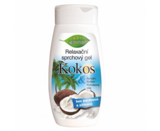 Bione Cosmetics Relaxační sprchový gel Kokos  260 ml Bione Cosmetics
