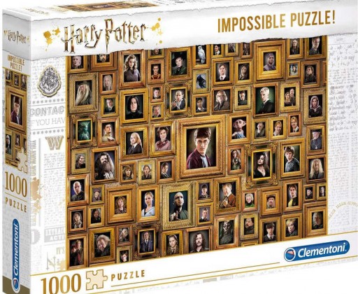 CLEMENTONI PUZZLE Impossible: Harry Potter 69x50cm 1000 dílků skládačka Clementoni