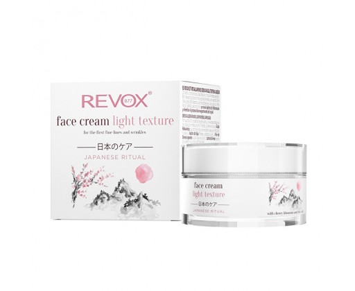 Denní lehký pleťový krém Japanese Ritual (Face Cream) 20 ml Revox