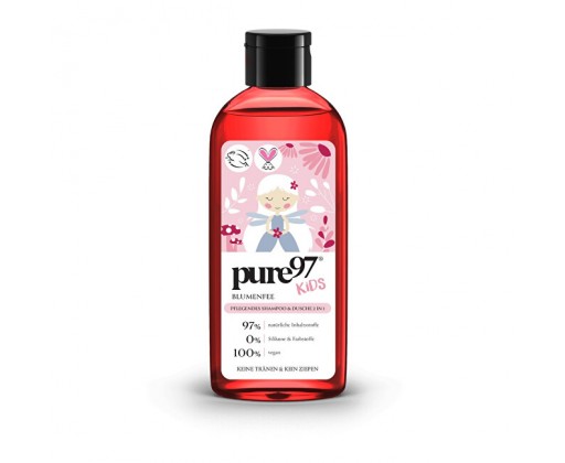 Dětský vyživující šampon a sprchový gel 2 v 1 Květinová víla 250 ml pure97