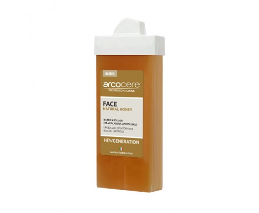 Epilační vosk na obličej Professional Wax Face Natural Honey (Roll-On Cartidge) 100 ml Arcocere