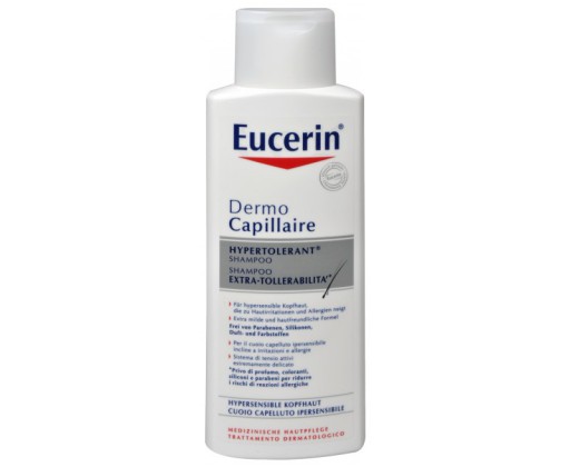 Eucerin hypertolerantní šampon pro podrážděnou a alergickou pokožku DermoCapillaire 250 ml Eucerin