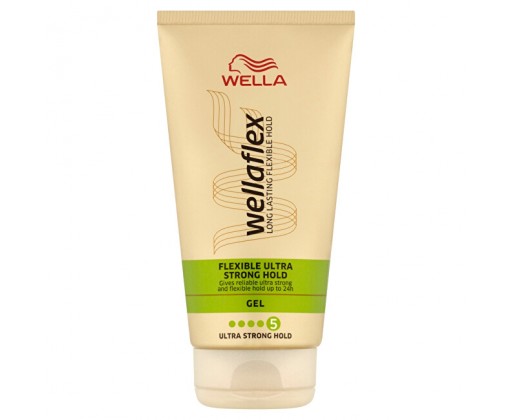 Gel na vlasy s ultra silnou fixací Wellaflex (Flexible Ultra Strong Hold Gel) 150 ml Wella