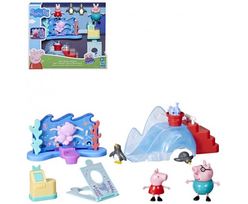 HASBRO Dobrodružství v akváriu Peppa Pig herní set 2 figurky s doplňky Hasbro