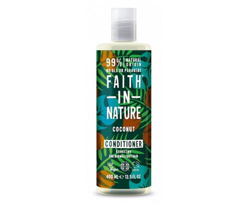 Hydratační přírodní kondicionér pro normální a suché vlasy Kokos (Hydrating Conditioner) 400 ml Faith in Nature