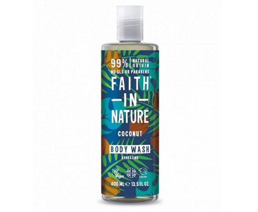 Hydratační přírodní sprchový gel Kokos (Body Wash) 400 ml Faith in Nature