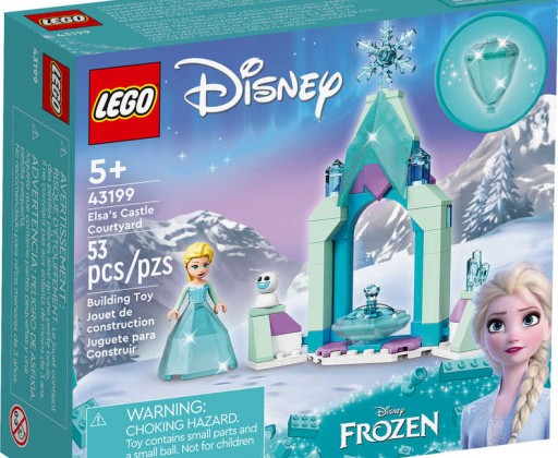 LEGO DISNEY FROZEN Elsa a zámecké nádvoří 43199 STAVEBNICE Lego