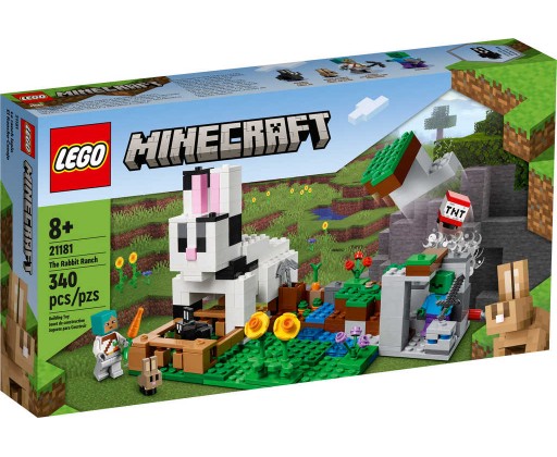 LEGO MINECRAFT Králičí ranč 21181 STAVEBNICE Lego