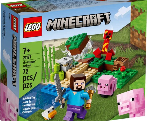 LEGO MINECRAFT Útok Creepera 21177 STAVEBNICE Lego