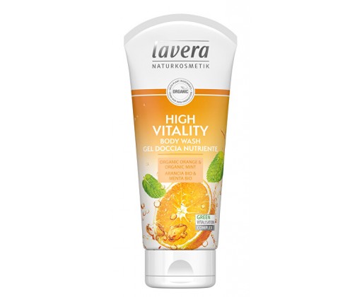Lavera  Sprchový gel High Vitality Bio pomeranč & Bio máta 200 ml Lavera
