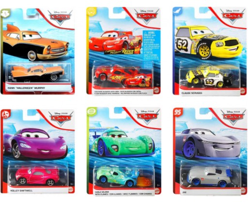 MATTEL Autíčko velké Cars 3 (Auta) jednotlivé různé druhy na kartě plast Mattel