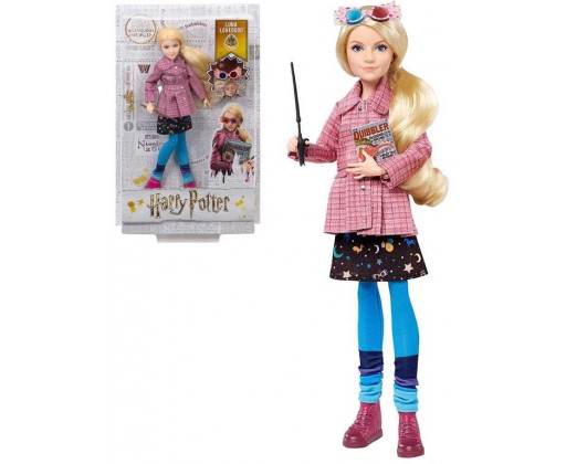 MATTEL HARRY POTTER Lenka panenka kloubová set s hůlkou Mattel