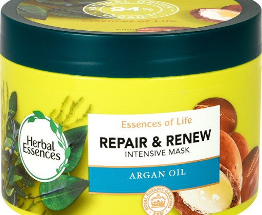 Regenerační maska pro suché a poškozené vlasy Argan Oil (Intensive Mask) 450 ml Herbal Essences