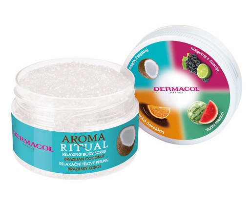 Relaxační peeling Brazilský kokos Aroma Ritual (Relaxing Body Scrub) 200 g Dermacol