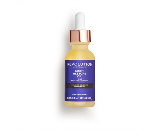 Revolution Hydratační sérum v oleji na noc Skincare Night Restore Oil  30 ml Revolution