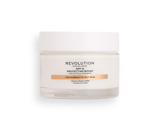 Revolution Pleťový krém pro normální až mastnou pleť Skincare SPF 15 (Moisture Cream Normal to Oily Skin)  50 ml Revolution