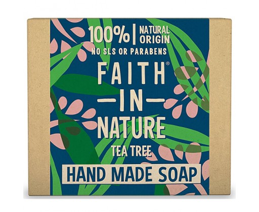 Rostlinné tuhé mýdlo Tea Tree (Hand Made Soap) 100 g Faith in Nature