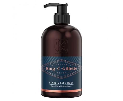 Šampon na vousy a obličej King (Beard & Face Wash) 350 ml Gillette