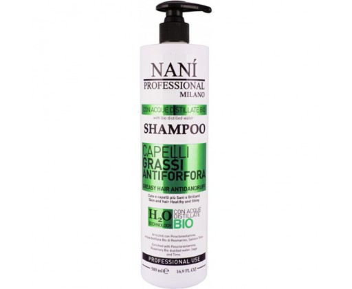 Šampon proti lupům pro mastné vlasy Greasy Hair & Antidandruff (Shampoo) 500 ml Naní