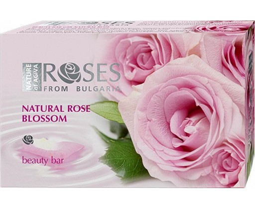 Tuhé mýdlo na ruce Roses růžové (Beauty Bar) 75 g ELLEMARE