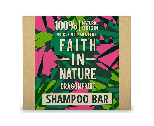 Tuhý šampon pro slabé a poškozené vlasy Dračí ovoce (Shampoo Bar) 85 g Faith in Nature