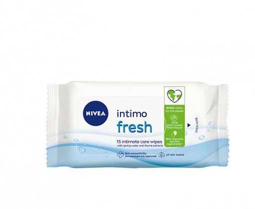 Ubrousky pro intimní hygienu Intimo Fresh (Intimate Care Wipes) 15 ks Nivea