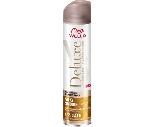 Vyživující lak na vlasy Deluxe (Silky Smooth Hairspray) 250 ml Wella