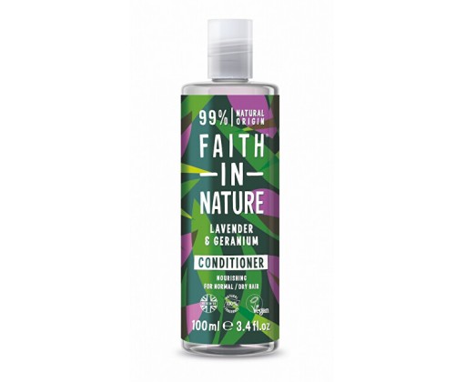 Vyživující přírodní kondicionér pro normální a suché vlasy Levandule (Nourishing Conditioner) 400 ml Faith in Nature