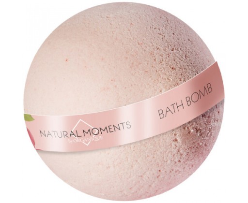 Vyživující šumivá bomba do koupele Natural Moments Red Currant (Bath Bomb) 170 g Organique