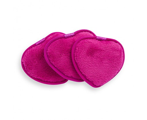 Znovupoužitelné odličovací tampony Cushions Hearts (Make-up Remover Cushions) 3 ks Revolution Skincare